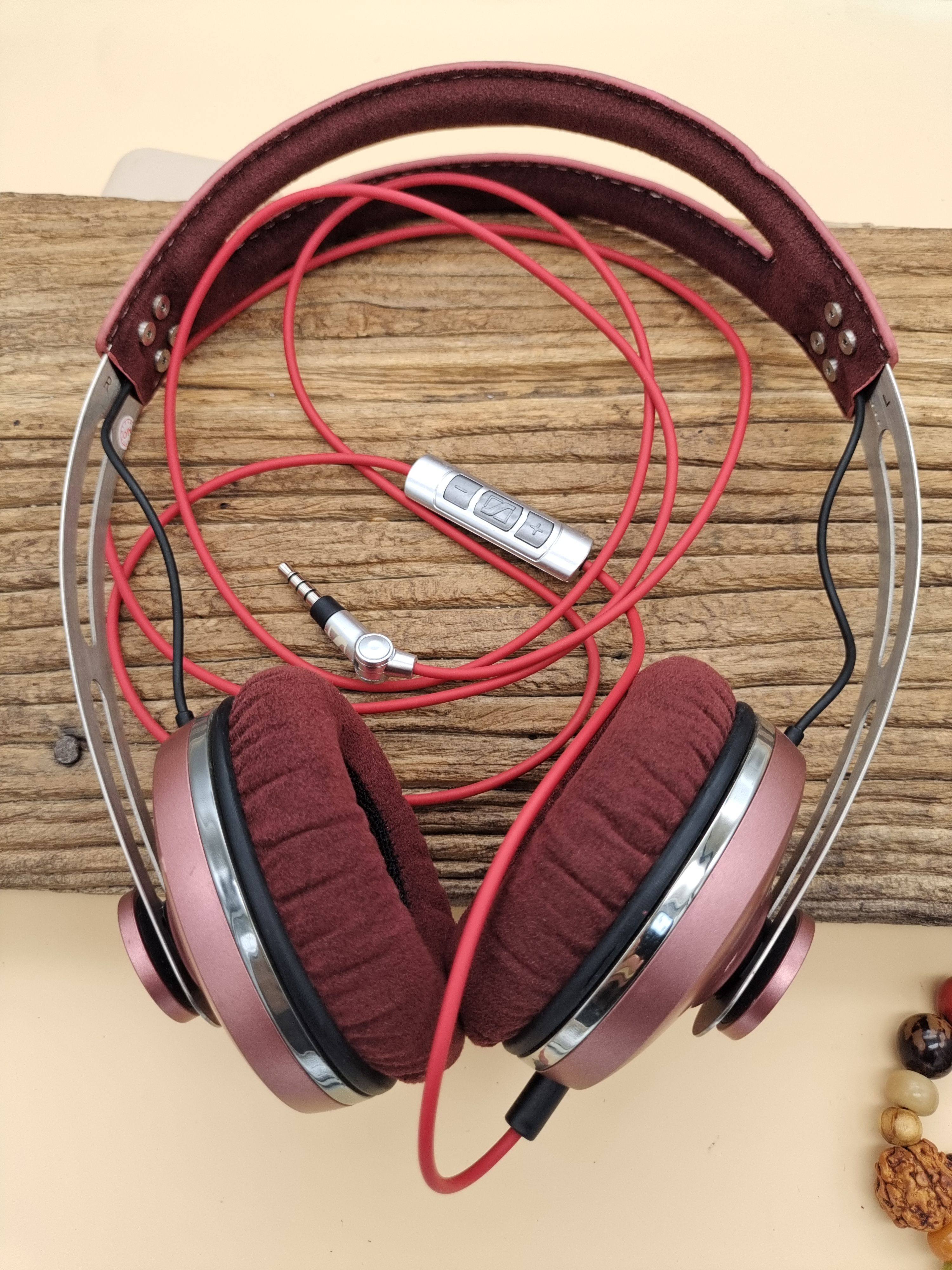 森海塞尔MOMENTUM乐动大小馒头耳机真牛皮不锈钢高保真二手高颜值,淘宝优惠券,粉丝福利购,淘宝优惠卷