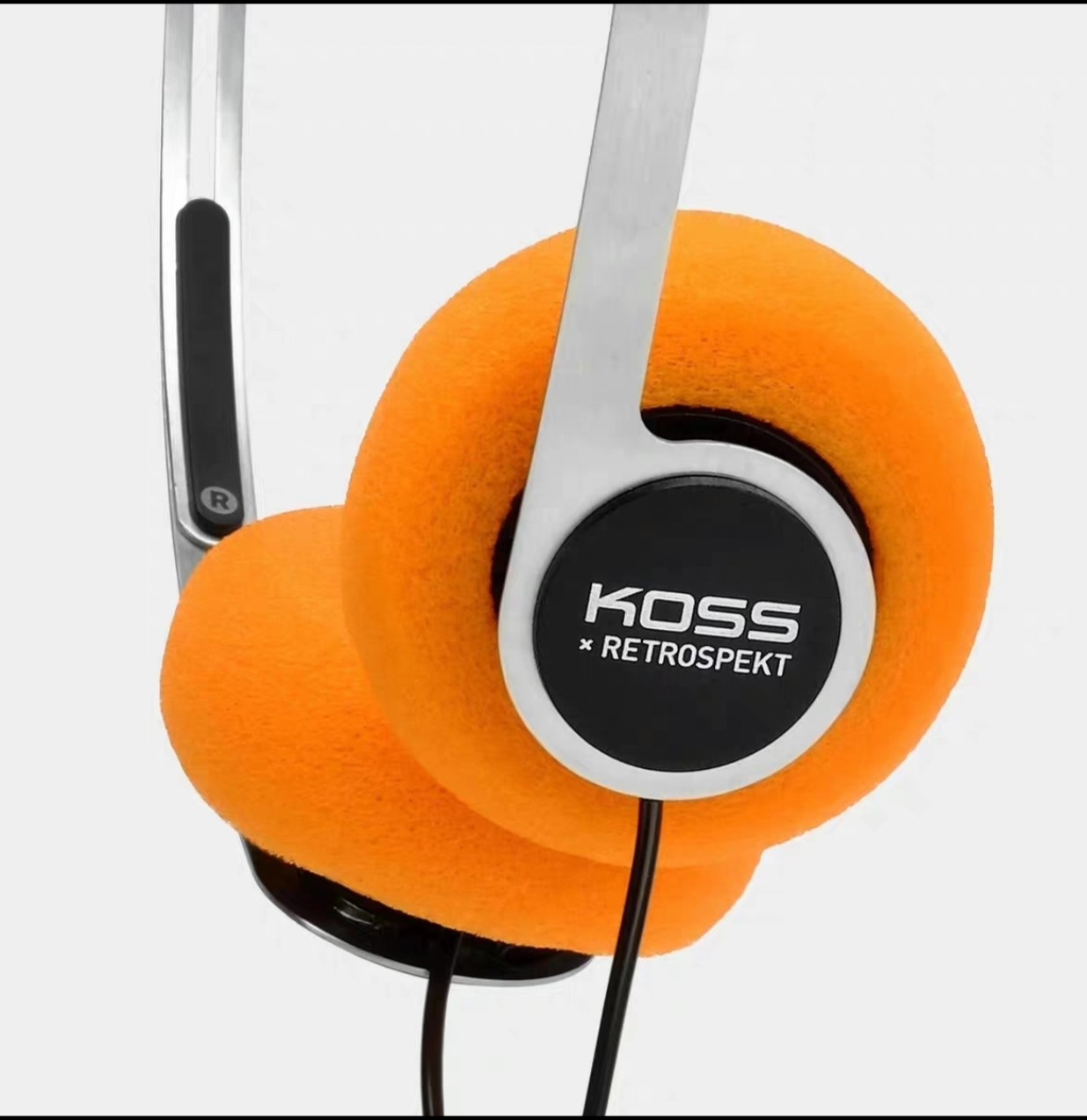 美国KOSS高斯头戴式耳机钢圈小头戴有线耳机便携式复古文艺小青年,淘宝优惠券,粉丝福利购,淘宝优惠卷