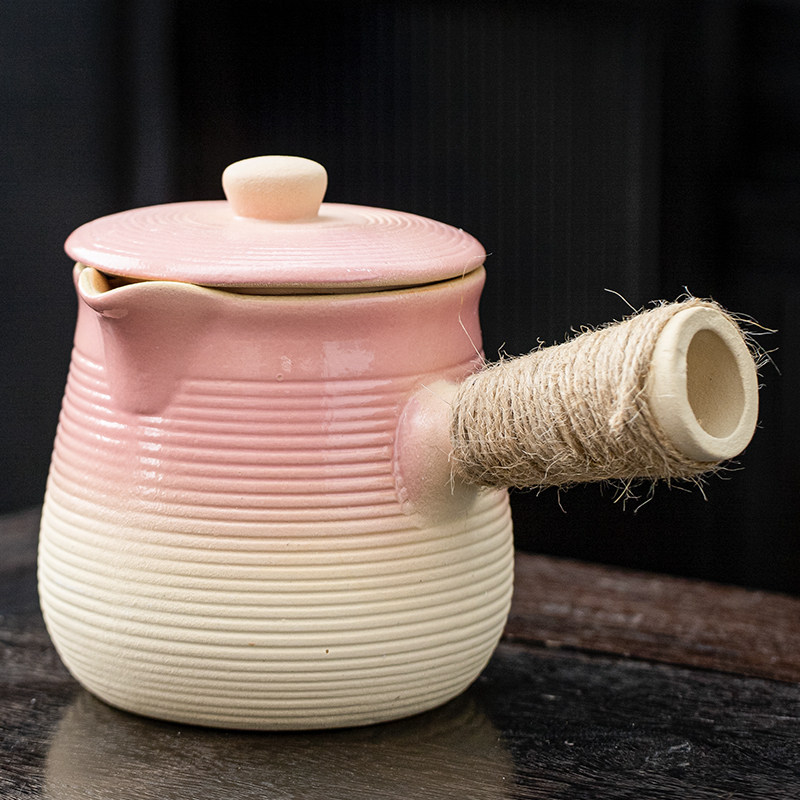 围炉煮茶烤奶罐可干烧陶瓷煮茶炉家用大容量耐热侧把壶带盖罐罐壶,淘宝优惠券,粉丝福利购,淘宝优惠卷