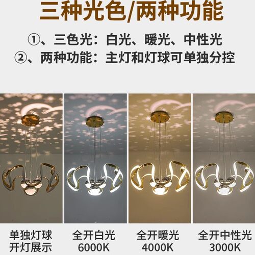 客厅吊灯高级感满天星吸顶灯中山灯具爆款大气饭店2025新款餐厅灯 - 图2