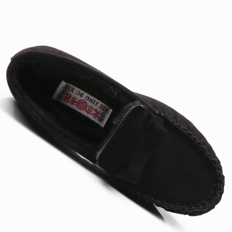 秋冬季老北京布鞋女豆豆鞋加绒棉鞋韩版蝴蝶结平底一脚蹬工作女鞋,淘宝优惠券,粉丝福利购,淘宝优惠卷