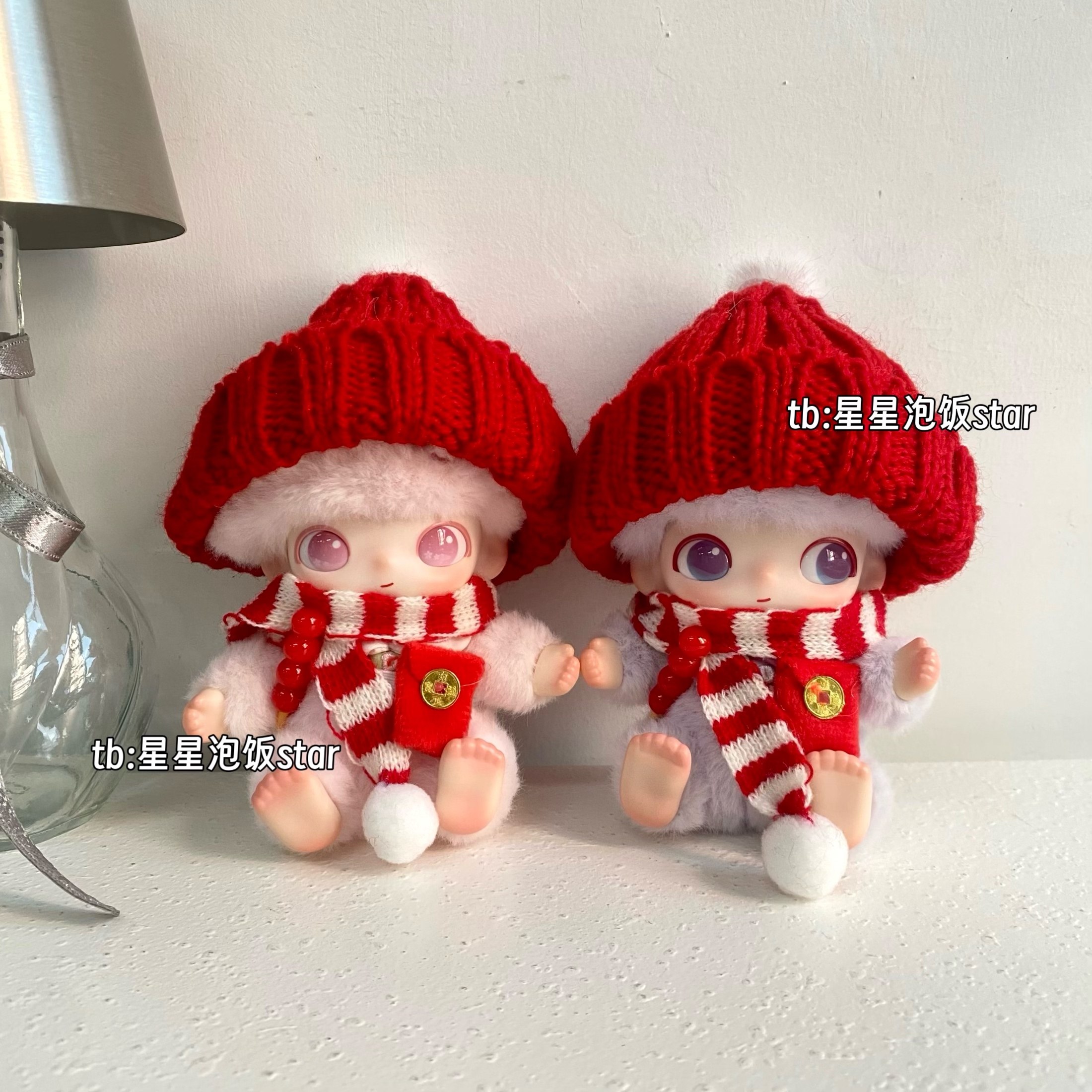 新生日记糖葫芦新年娃衣套装10cm帽子红包拍摄道具氛围感配饰饰品,淘宝优惠券,粉丝福利购,淘宝优惠卷