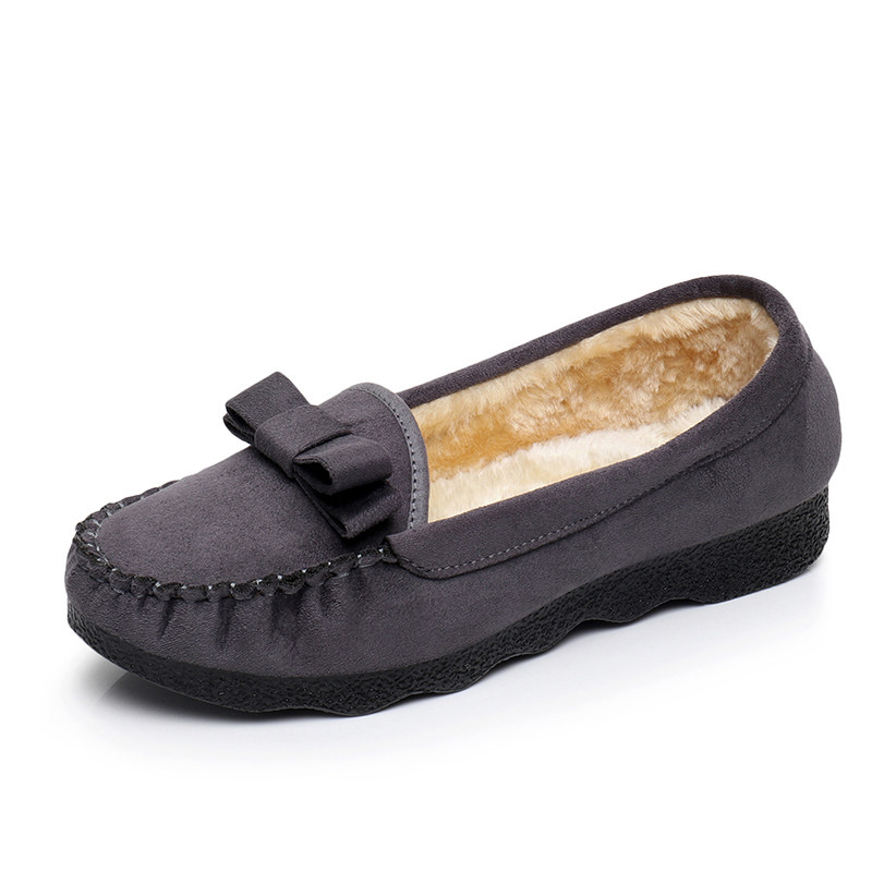 秋冬季新款老北京布鞋女鞋棉鞋加绒保暖豆豆鞋女士平底黑色工作,淘宝优惠券,粉丝福利购,淘宝优惠卷