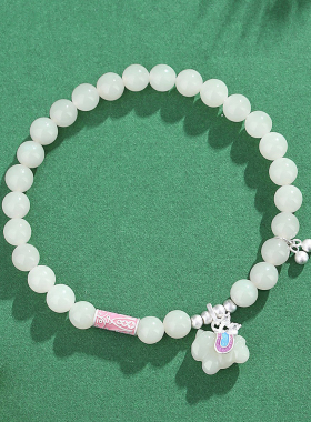 招财小马手串女S925纯银新年礼物