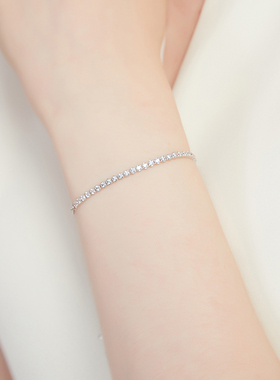 潘家闪耀手链套装可调节女生纯银