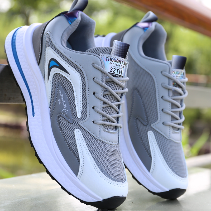 男鞋新款网面透气运动鞋韩版百搭男士休闲软底防滑跑步鞋男网布鞋,淘宝优惠券,粉丝福利购,淘宝优惠卷