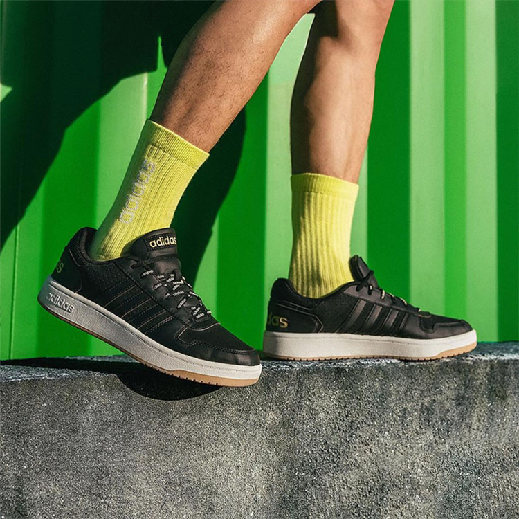 Adidas/阿迪达斯 HOOPS 2.0 NEO男女子复古休闲运动滑板鞋 GZ7968 - 图1