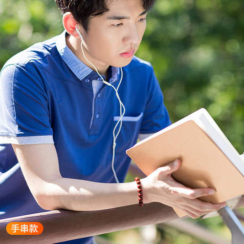 佛尘轩小叶紫檀手串佛珠男女木珠手链檀木念珠木制品木质檀香串珠 - 图1