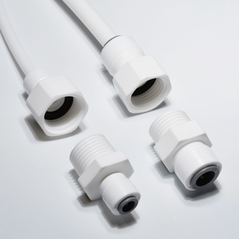 净水器接头管线机配件饮水机接口2分3分水管直通弯头三通球阀接头