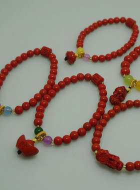 饰品级本命年朱砂手链