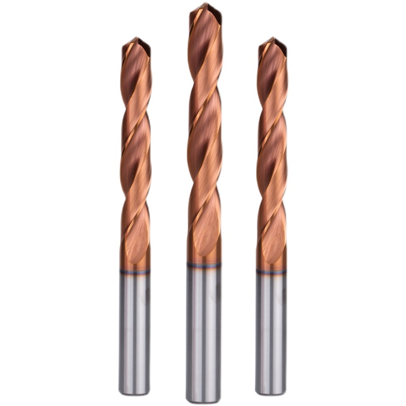 55度加长钨钢钻头 整体硬质合金钻头直柄麻花钻10.8-18.5mm*100长