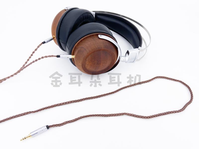 胡桃木原木头戴式发烧耳机金属框架小羊皮 通吃退烧HIFI级W5000 - 图2