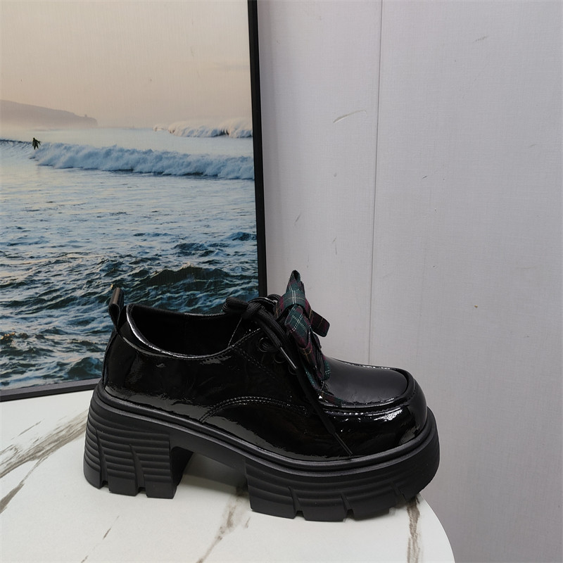 品牌撤柜2026春款英伦风厚底乐福鞋女蝴蝶结圆头增高小皮鞋学院风,淘宝优惠券,粉丝福利购,淘宝优惠卷