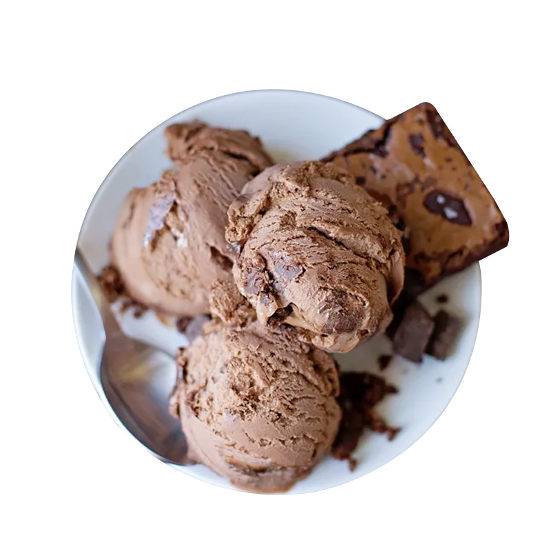 绮司gelato手工冰淇淋冰激凌家庭装杯装巧克力榛子布朗尼500ml - 图3