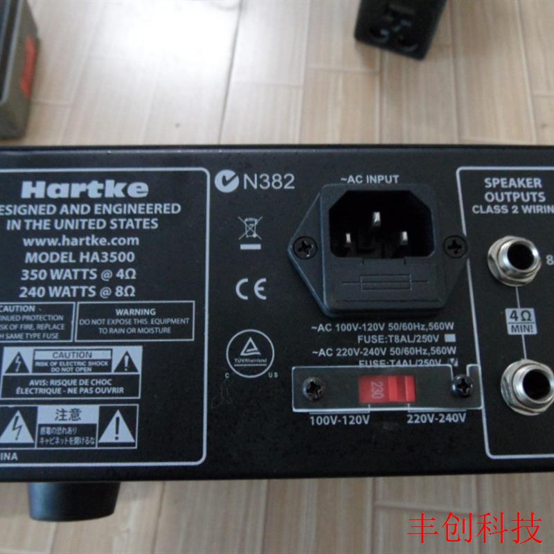 美国Hartke HA3500 350W分体贝司箱头贝斯功放头原装二-图2