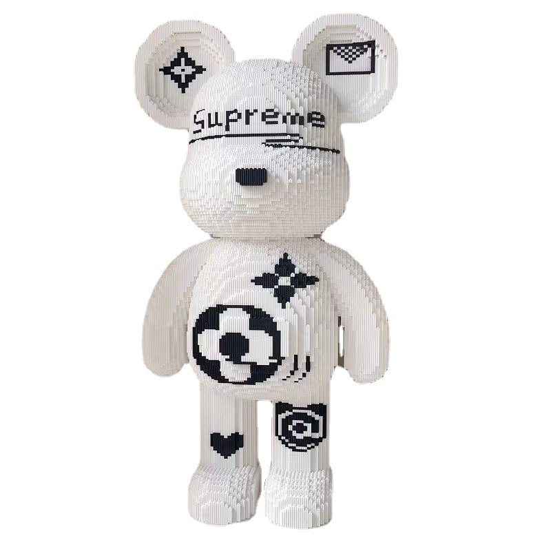 超大号熊暴力熊积木玩具客厅网红熊大摆件普通塑料积木不包含,淘宝优惠券,粉丝福利购,淘宝优惠卷