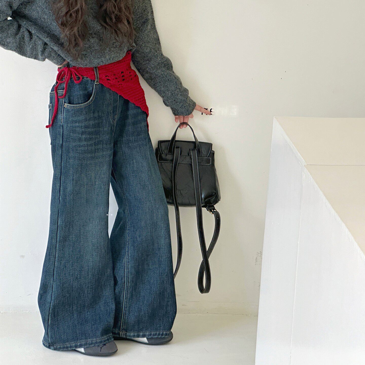 韩系女童一体绒喇叭牛仔裤2025秋冬加绒加厚儿童裤子小个子直筒裤,淘宝优惠券,粉丝福利购,淘宝优惠卷