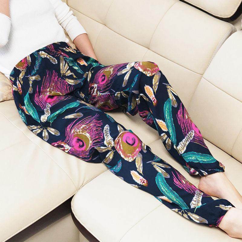 。美素芙凉爽夏季防晒凉沙滩裤棉裤 mysoulfor休闲裤