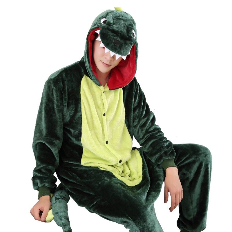 春春春季成年男加绒可爱动物珊睡衣 mysoulfor睡衣/家居服套装