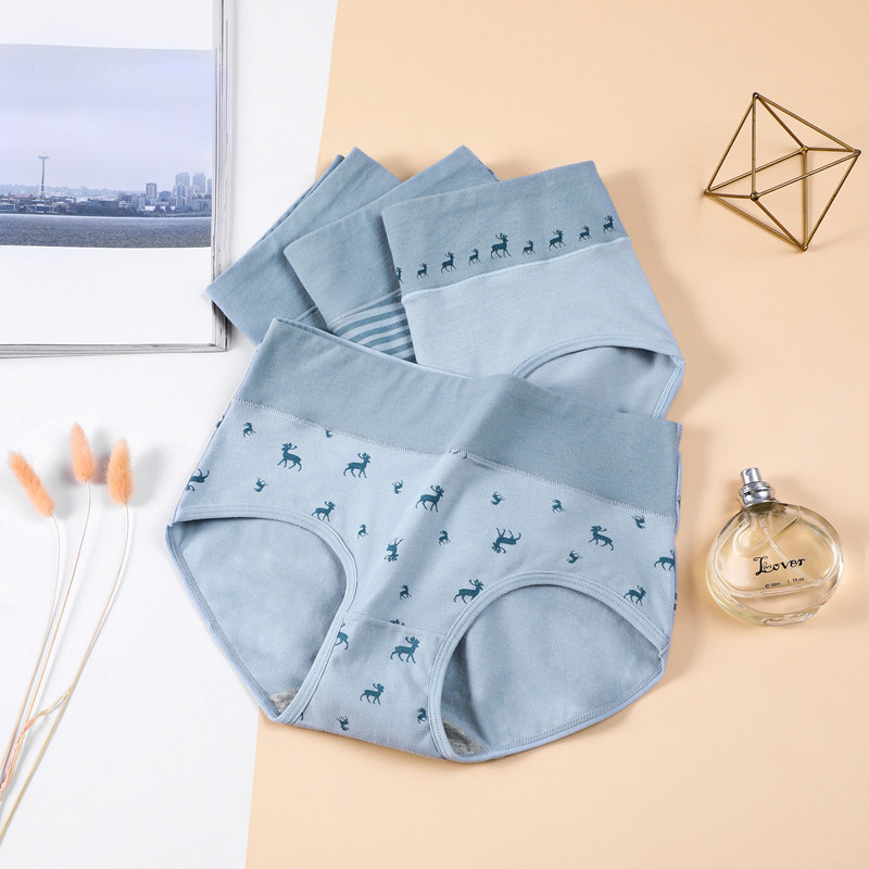 浪莎女士全棉100%纯棉裆胖mm内裤 浪莎启元内裤