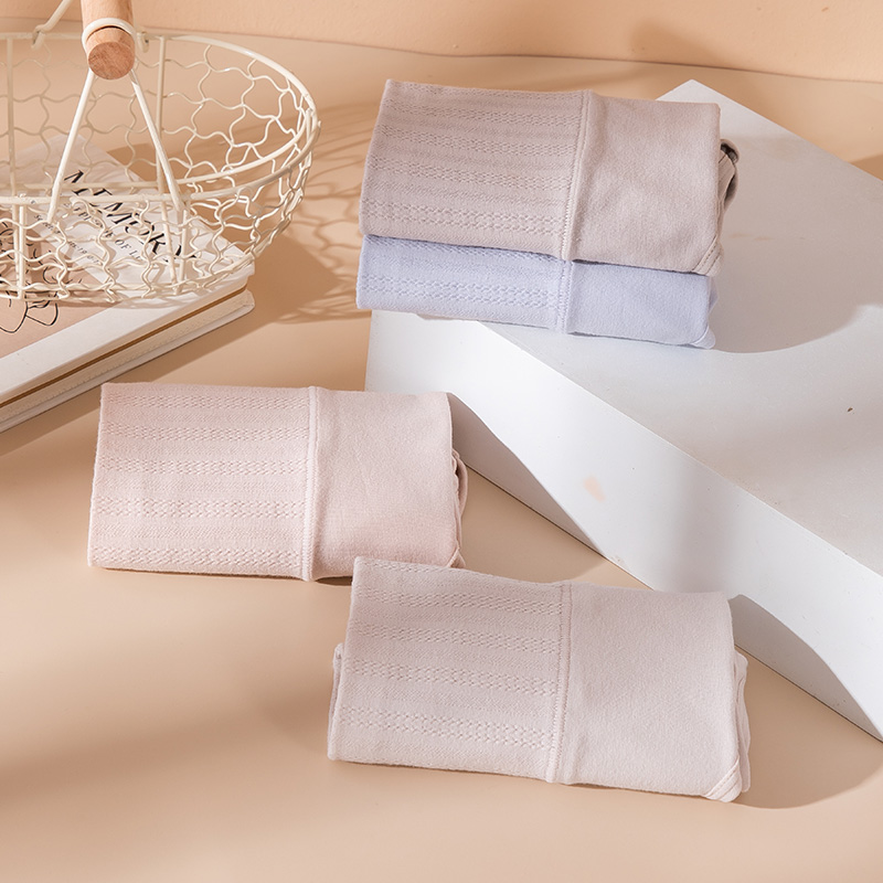 浪莎高腰纯棉收腹裤全棉抗菌短裤 浪莎启元女三角裤