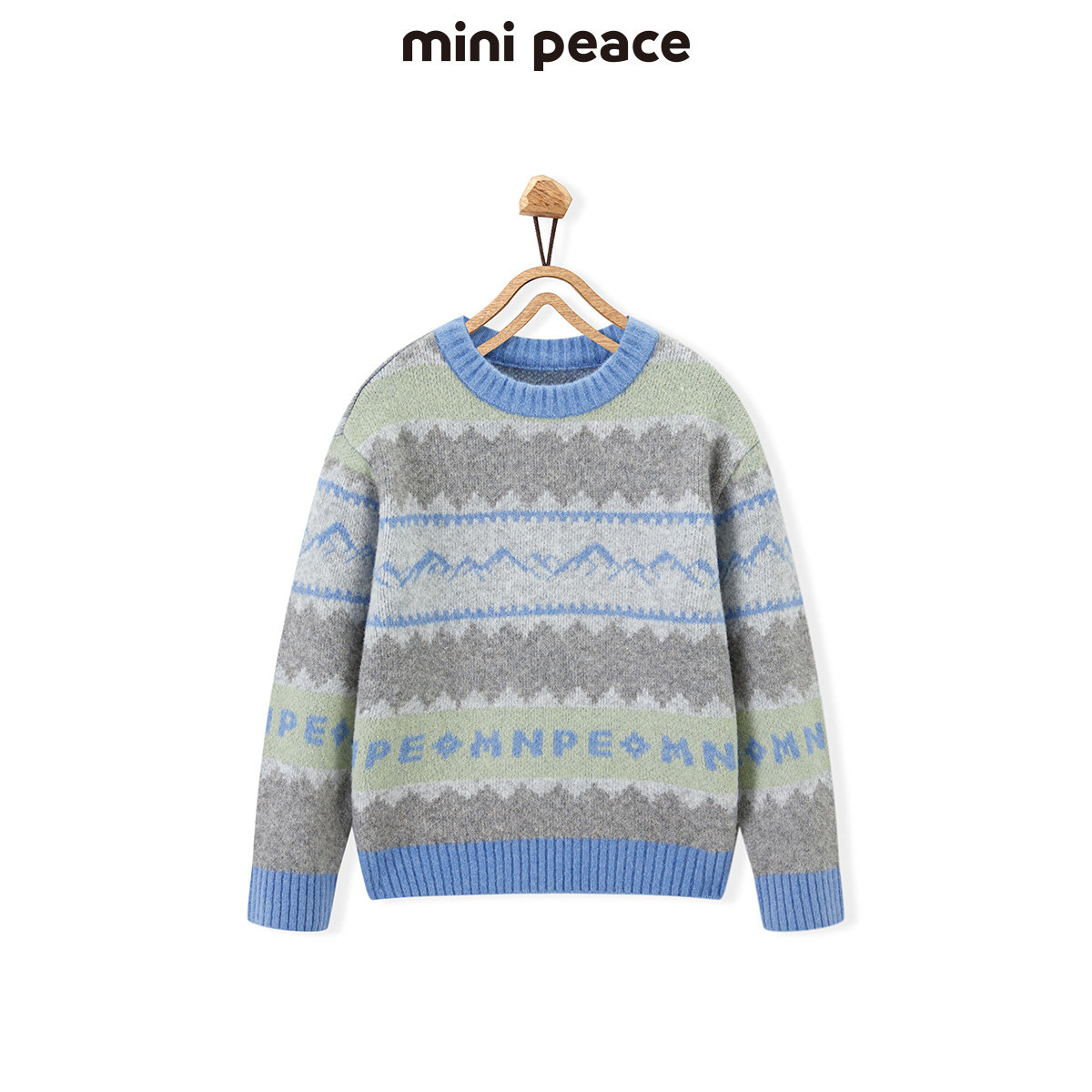 MINIPEACE太平鸟童装男童毛衣儿童新款针织衫冬装内搭打底衫新款
