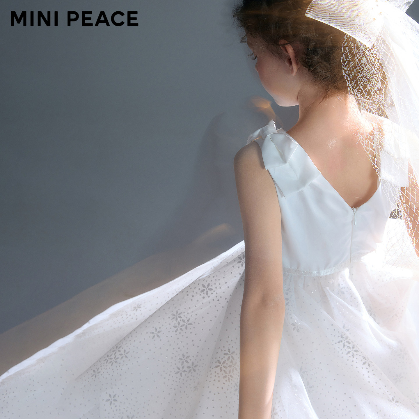 【公主系列】MINIPEACE太平鸟童装法式缎面连衣裙夏季礼服公主裙