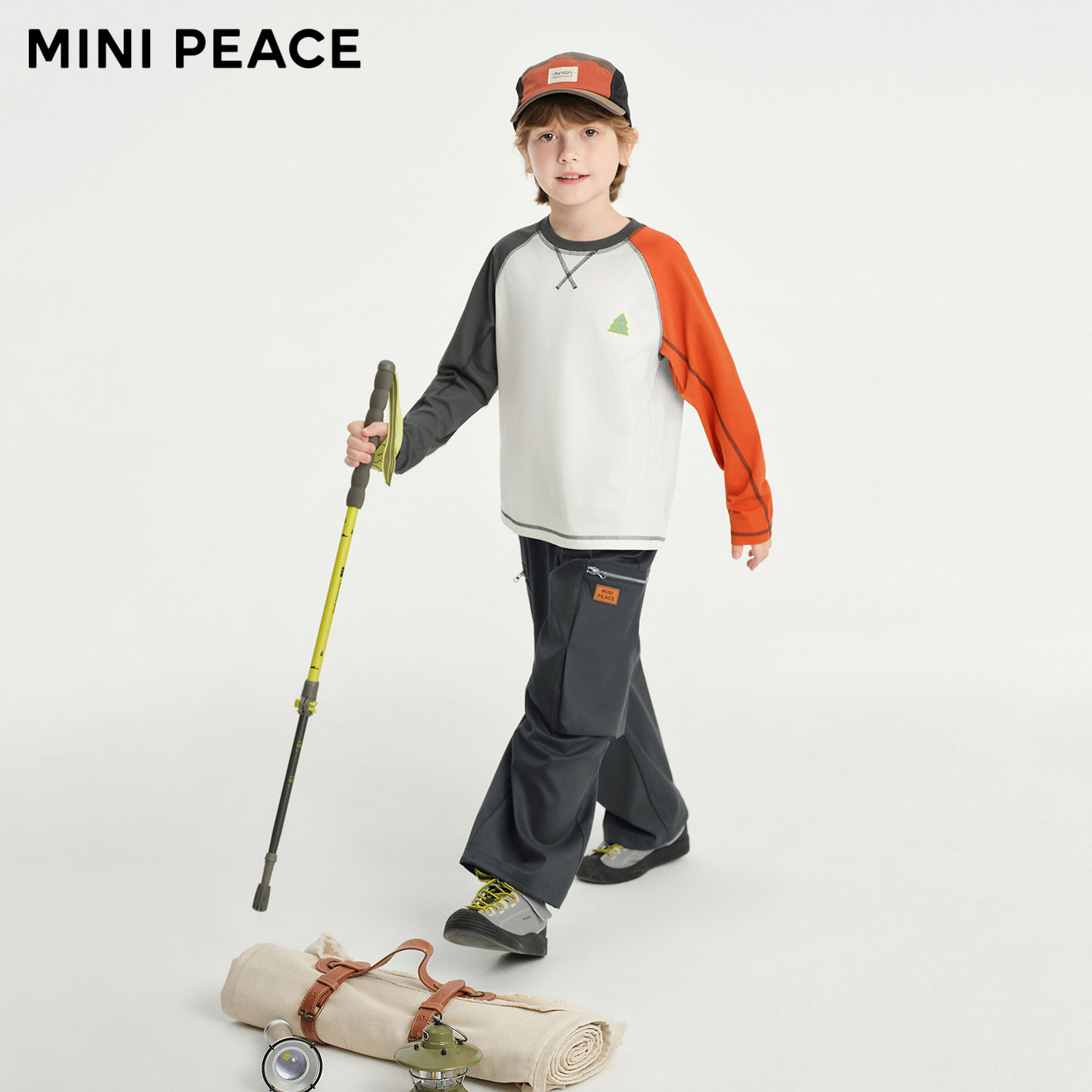 [抑菌环保]MINIPEACE太平鸟童装男童内搭儿童长袖T恤新款宝宝秋装