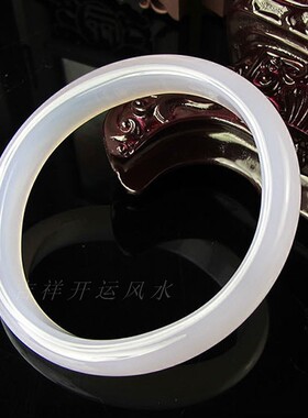 天然新疆羊脂级白玉送妈妈手镯