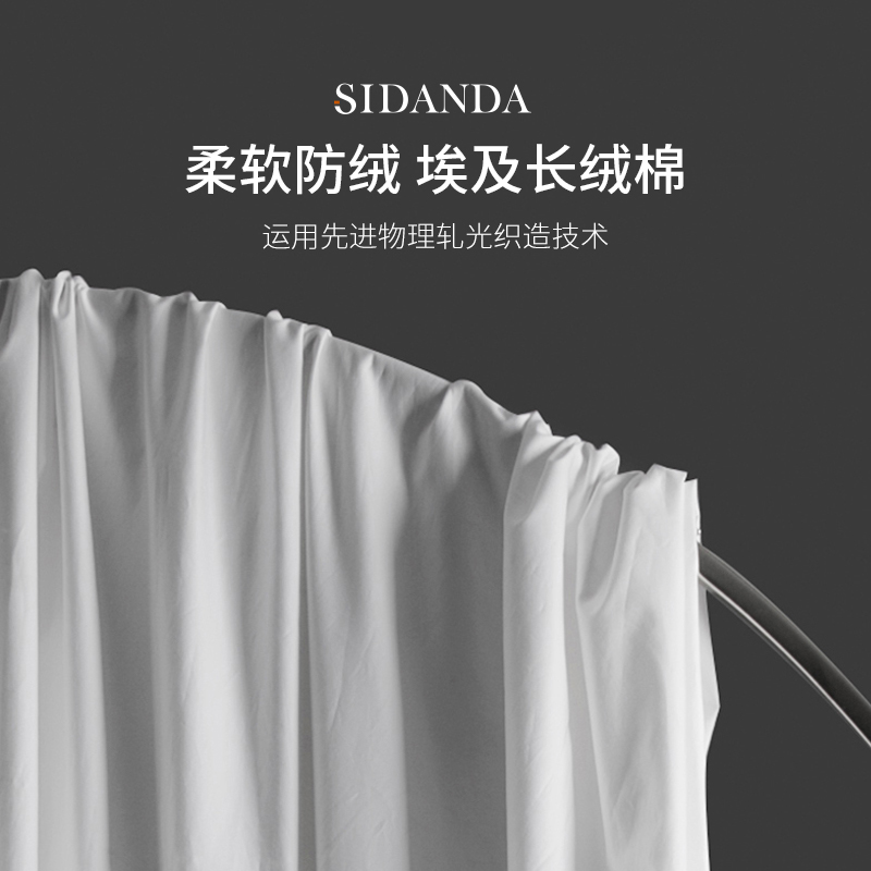 SIDANDA波兰95白鹅绒冬被专利保暖羽绒被子180支全棉加厚锁温被芯 - 图2