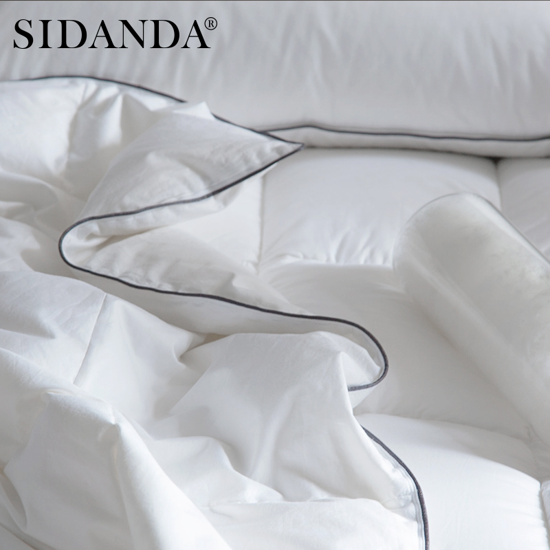 白鹅绒羽绒被空调春秋被暖气被薄夏被子静音双人 95 诗丹娜 SIDANDA 白鹅绒羽绒被空调春秋被暖气被薄夏被子静音双人 95 诗丹娜 SIDANDA
