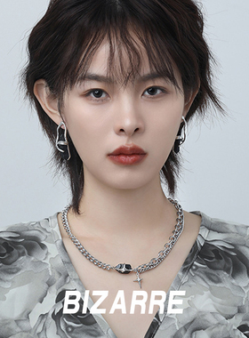 BIZARRE｜四芒星项链嘻哈甜酷美式小众设计ins风双层2025新款颈链