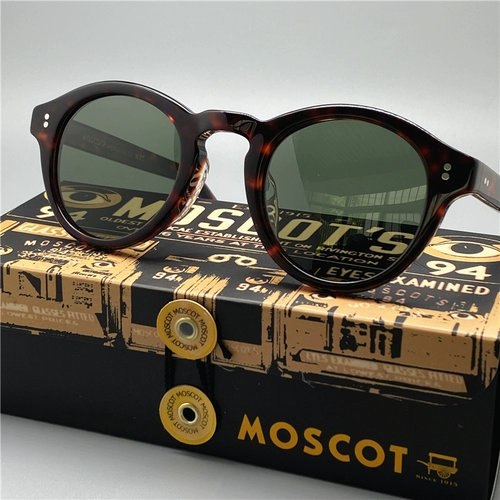 Moscot Mattamor Моральное зеркало мужское ретро -ретро -кеппе круглые солнцезащитные очки женский прилив грушевидной ручной импорт