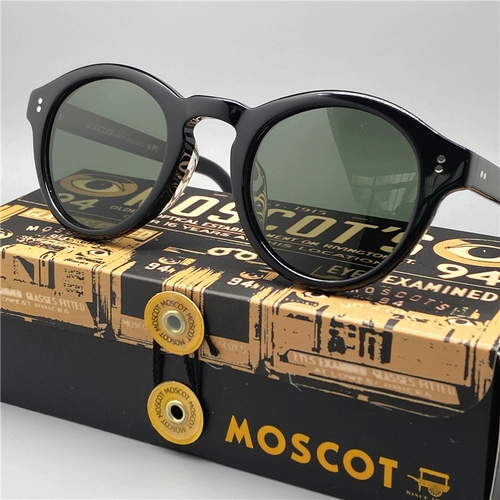 Moscot Mattamor Моральное зеркало мужское ретро -ретро -кеппе круглые солнцезащитные очки женский прилив грушевидной ручной импорт