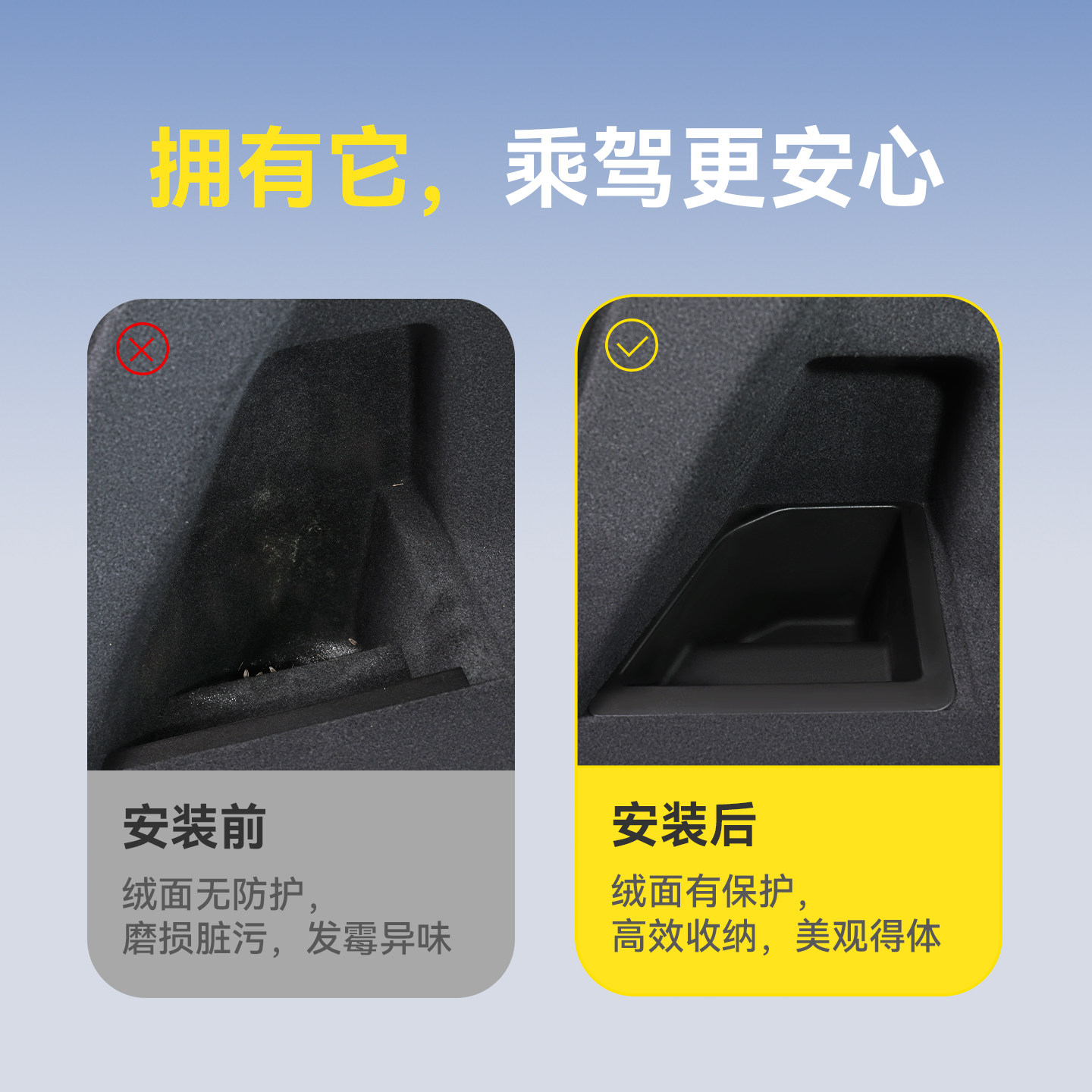 固特异适用于小米YU7后备箱收纳盒全TPE储物盒侧边兜尾箱改装配件,淘宝优惠券,粉丝福利购,淘宝优惠卷