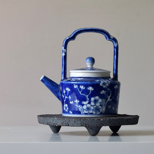 中式禅意粗陶壶承垫侘寂干泡台壶托支架炉垫三足底座底托吸水圆形 - 图2