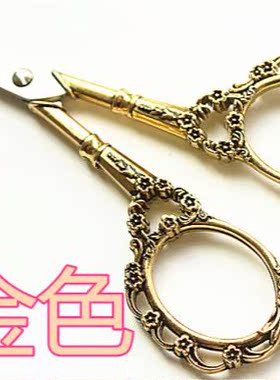 复古雕花小剪刀指甲贴纸日本同款