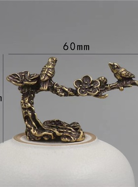 荷叶倒流香荷花小摆件