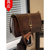 Hong Kong Advanced Pack Package Girls Package 2023 New Autumn Winter Single-shoulder commuter Package Female Oblique Satchel large capacity