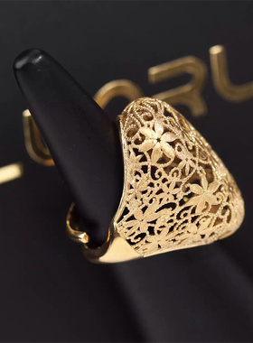 silworld品牌戒指镂空雕花