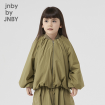 Jiang Nanbu clothes boy clothing spring clothing jacket jacket baseball collar design feeling of swinging male and female child jnbybyjnby