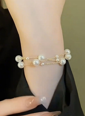 满天星珍珠项链女轻奢小众高级感