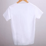 红舞鞋 Хлопковая белая современная спортивная одежда, форма для отдыха, короткий рукав