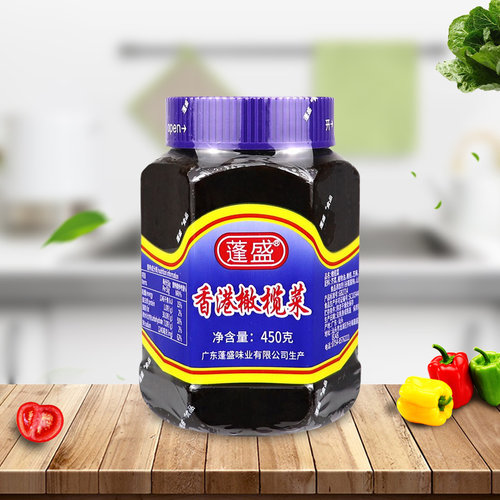 蓬盛橄榄菜450g*5瓶装潮汕逢盛香港紫橄榄菜干货下饭菜凉拌酱菜 - 图2