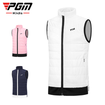 PGM Golf Children Waistcoat Autumn Winter Fashion Sports Girl Jacket Windproof Vest Cotton Clothing Teen Clothing