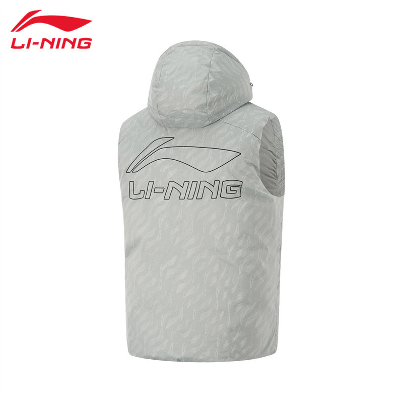 李宁羽绒马甲男子秋冬季篮球蓬松保暖舒适运动防风连帽鸭绒休闲服,淘宝优惠券,粉丝福利购,淘宝优惠卷