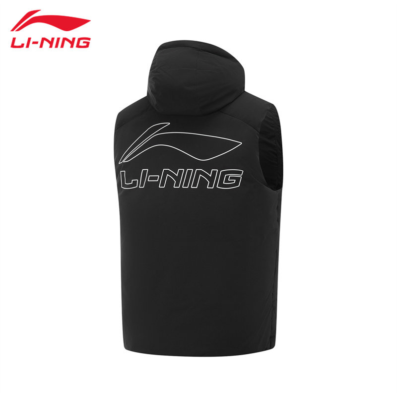 李宁羽绒马甲男子秋冬季篮球蓬松保暖舒适运动防风连帽鸭绒休闲服,淘宝优惠券,粉丝福利购,淘宝优惠卷