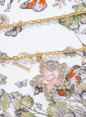 9#大牌迪家五角星镶钻项链女款轻奢小众高级感送女友饰品生日礼物