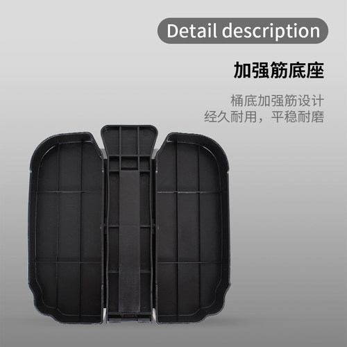 户外厨房可回收厨余分类带盖双桶垃圾桶家用塑料脚踏式大号垃圾箱 - 图2
