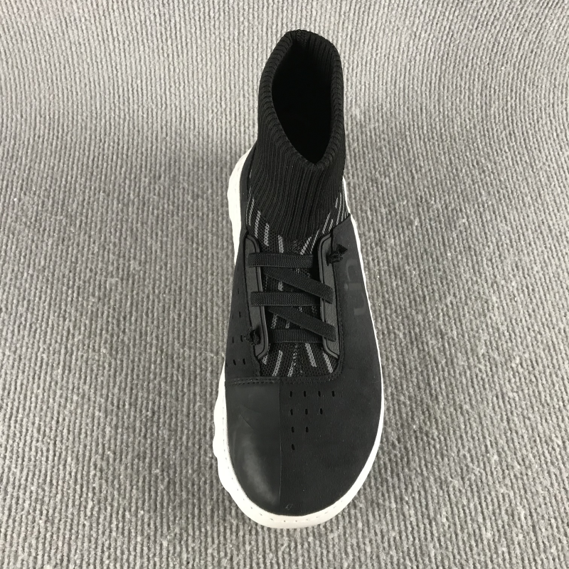 U·IN瑕疵男鞋弹力针织弹力高帮鞋春秋季韩版懒人百搭潮流休闲鞋 - 图0